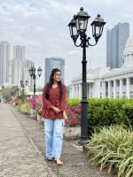 AJRAKH PEPLUM TOP - Image 2