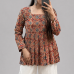 Kalamkari Box Pleated