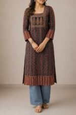 Ajrak Long Kurti - Image 2