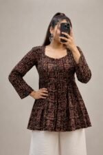 Ajrak Box Pleated - Image 2