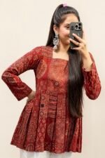 Ajrak Box Pleated
