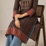 Ajrak Long Kurti