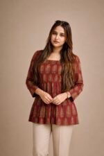 Ajrak Box Pleated - Image 2