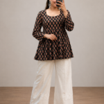 Ajrak Box Pleated