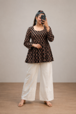 Ajrak Box Pleated