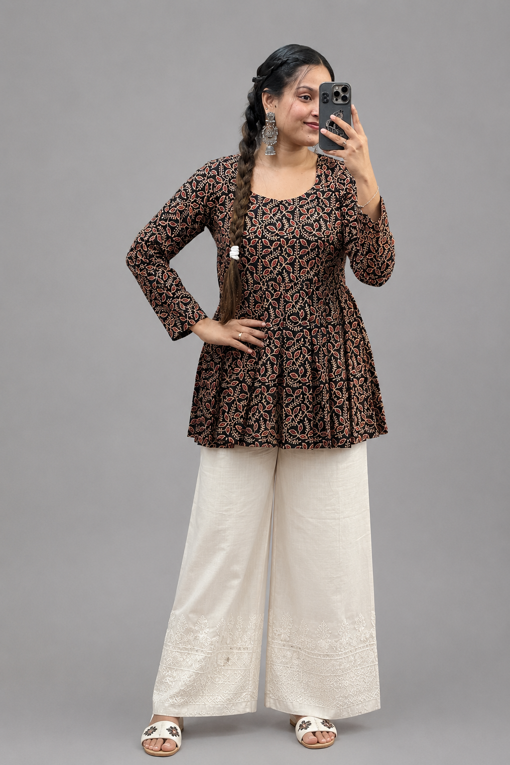 9A88F40F-0D99-4D0D-9F7A-11ED313CD76C Ajrak Box Pleated - Image 1