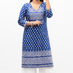 Ajrak Long Kurti