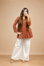 Ajrak Box Pleated