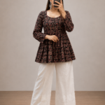 Ajrak Box Pleated