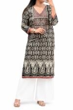 Handblock Long Kurti
