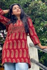 Ajrak Straight Kurti
