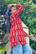 Ajrak Straight Kurti - Image 2