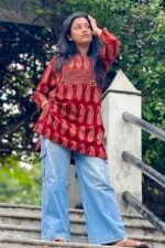 Ajrak Straight Kurti - Image 5