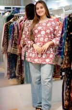 Handblock Printed Kurti - Image 3