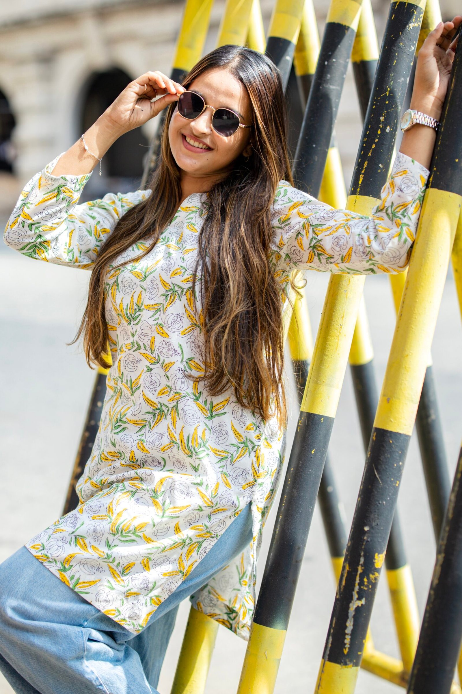 IMG_4363 Handblock Kurti - Image 1