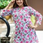 Sanganeri Floral Kurta