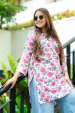Sanganeri Floral Kurta - Image 2