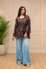 Ajrak Box Pleated - Image 2