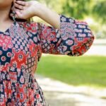 Ajrak Peplum Kurti