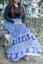 Indigo Layered Skirt - Image 6