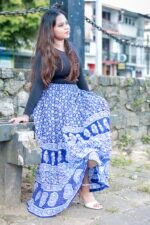Indigo Layered Skirt - Image 2