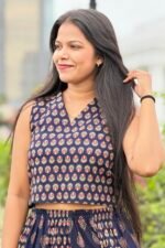 Ajrak  Sleeveless Crop Top - Image 2