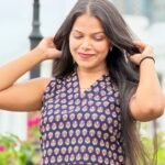 Ajrak  Sleeveless Crop Top