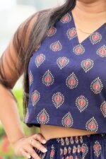 Ajrak Sleeveless Crop Top - Image 3
