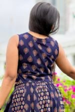 Ajrak Sleeveless Crop Top - Image 4