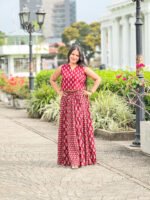 Premium Ajark Anarakali Skirt - Image 4