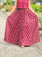Premium Ajark Anarakali Skirt - Image 2