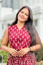 Ajrak Sleeveless Crop Top