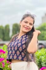 Ajrak Sleeveless Crop Top - Image 2