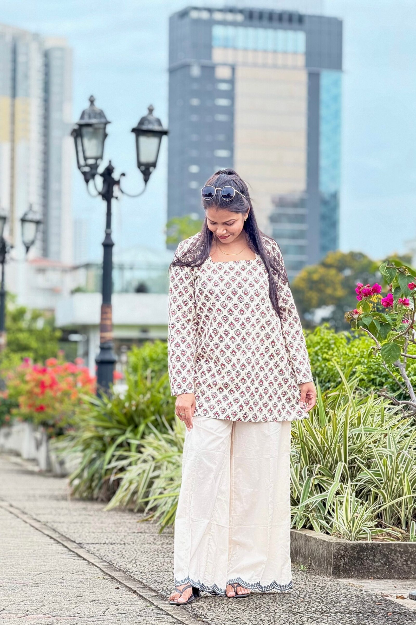 IMG_2594 Ajrak Short Kurti - Image 1