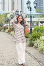Ajrak Short Kurti - Image 4