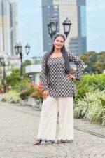 Ajrak Short Kurti